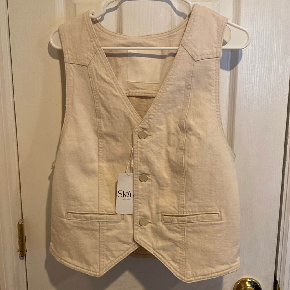 MOTHER DENIM THE MASKED RIDER VEST